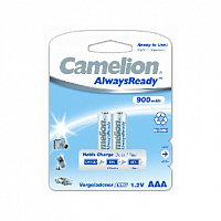 CAMELION (9165) AAA- 900MAH NI-MH ALWAYS READY BL-2 (NH-AAA900ARBP2, аккумулятор, 1.2В) Элементы питания