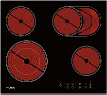HYUNDAI HHE 6670 BG Варочная поверхность