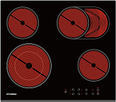 HYUNDAI HHE 6670 BG Варочная поверхность
