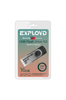 EXPLOYD EX-16GB-590-Black USB 3.0 USB флэш-накопитель