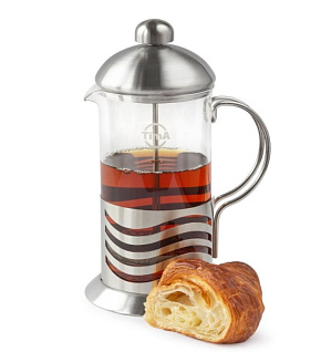 TIMA КРУАССАН 600мл. нержавеющая сталь, боросиликатное стекло. FF-600 Френч-пресс "КРУАССАН" 350мл. нержавеющая сталь, боросиликатное стекло.