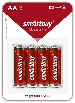 SMARTBUY (SBBA-2A04B) LR6/4B Элементы питания