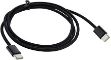 ELTRONIC (1-14) 3.0A/60W тканевая оплетка (черный)