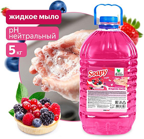 CLEAN&GREEN CG8229 Soapy Light Ягодный десерт 5л Жидкое мыло