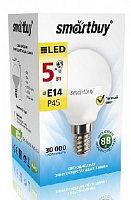 SMARTBUY (SBL-P45-05-30K-E14) 5W/3000/E14 Светодиодная лампа