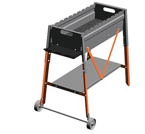 TRONE Мангал "Техно-4" Мангал