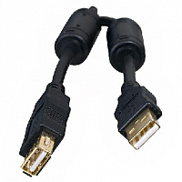 5BITES UC5011-050A EXPRESS USB2.0 / AM-AF / FERRITES / 5M / BLACK кабель USB