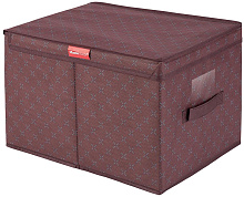 MASTER HOUSE БРАУНИ короб с откидной крышкой L 40*50*25см 75288 Система хранения вещей