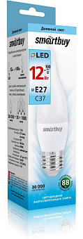 SMARTBUY (SBL-C37Can-12-40K-E27) 12W/4000/E27 Лампа светодиодная