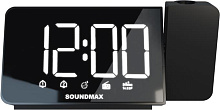 SOUNDMAX SM-1539(чёрный с белым) Радиочасы SOUNDMAX SM-1539(чёрный с белым)