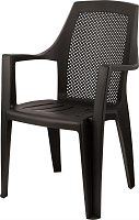DECORONA DC628920011 DeVeranda садовое 580x625x880 мм, квадратная сетчатая спинка, теплый орех