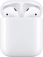 Гарнитура вкладыши AirPods 2 A2032/A2031/A1602 белый беспроводные bluetooth в ушной раковине (MV7N2HN/A) Наушники