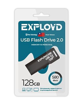 EXPLOYD EX-128GB-580-Black USB флэш-накопитель