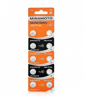 MINAMOTO AG4 LR626/10BL Элементы питания
