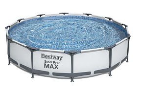 BESTWAY Бассейн каркасный 366х76 см, 6473 л, фильтр-насос в комплекте, 56416 Bestway бассейн