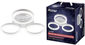 RITTER 51641 9 LUCIDO 48Вт/2700K/4200K/6400K белый Люстра потолочная