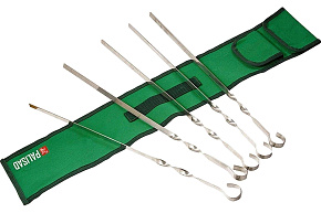 PALISAD Шампуры с чехлом 45 см, 6 шт, Camping 69573 Товары для пикника
