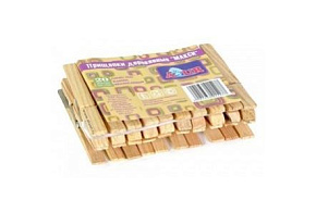 AZUR деревянные Макси 20шт. 915270 Прищепки