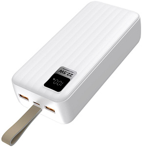 PERFEO (PF_D0176) WATERFALL 30000 mAh белый Power Bank