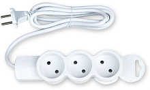 СПУТНИК Mi303 BE 2*0,75мм 1,5м, 3 роз Удлинитель