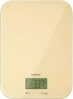 CENTEK CT-2481 LCD BEIGE Весы кухонные