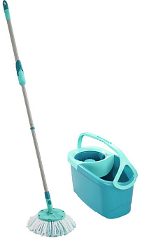 LEIFHEIT 52101 CLEAN TWIST Disc Mop Ergo Швабра + ведро, с механизм. Отжима Набор для уборки