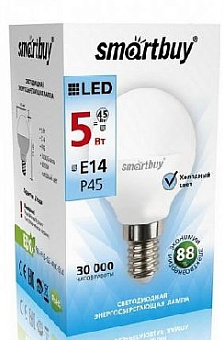 SMARTBUY (SBL-P45-05-40K-E14) 5W/4000/E14 Лампа светодиодная