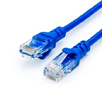 ATCOM (АТ9161) патч-корд литой, UTP, RJ45, Cat.5e - 2 м синий (10) патч-корд