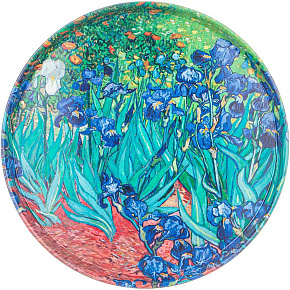 AGNESS ПОДНОС СЕРВИРОВОЧНЫЙ "КЛАССИКА.ИРИСЫ" 33*2,1 СМ 898-222 Поднос