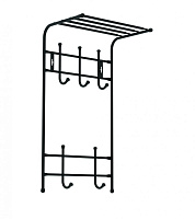 NIKA Вешалка настенная ВПТ5 (ВПТ5/Ч черный) Вешалка настенная