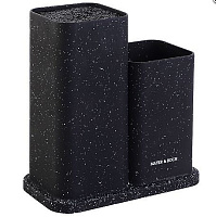 MAYER&BOCH 31298 черный/мраморная крошка Подставка для ножей