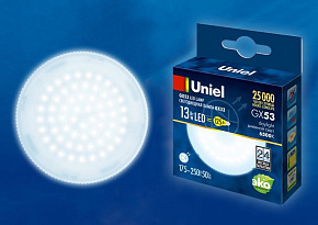 UNIEL (UL-00005314) LED-GX53-13W/6500K/GX53/FR PLZ01WH ЛАМПЫ СВЕТОДИОДНЫЕ (GX53, GX70)