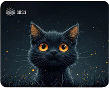 CACTUS Black Cat 250x200x3мм (CS-MPC-D09S) Коврик