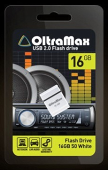 OLTRAMAX OM016GB-mini-50-W USB флэш-накопитель