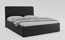 BONMEBEL Кровать Прима с подъемным механизмом 1600х2000 кожзам: коричневый (5 пак.) Кровать