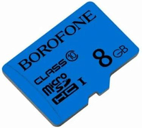 BOROFONE (6931474701213) 8GB Micro-SD Class 10 Orange Карта памяти