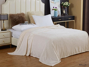 ОРИОН Плед Wellsoft luxe/Люна молочный/1,5 сп