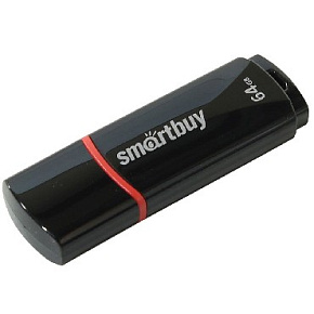 SMARTBUY (SB4GBCRW-K) 4GB CROWN BLACK USB флеш SMARTBUY (SB4GBCRW-K) 4GB CROWN BLACK