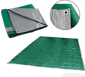 ECOS Тент хозяйственный универсальный T-5*5 размер: 5*5 м, плотность: 60г/м2 999169 Тент хозяйственный