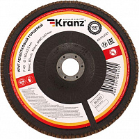 KRANZ (KR-90-0021) Круг лепестковый торцевой, P40, 180х22,2мм Торцевой круг