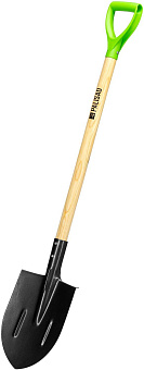 PALISAD Лопата штыковая, 210х290х1150 мм, деревянный лакированный черенок 61386 Лопата