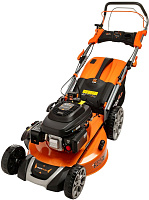 MAXPILER Газонокосилка бензиновая MLM-56SE (6,5л.с, эл.старт, самоходная, Ø560мм, выс.30-80мм, 70л) Газонокосилка бензиновая MAXPILER Газонокосилка бе