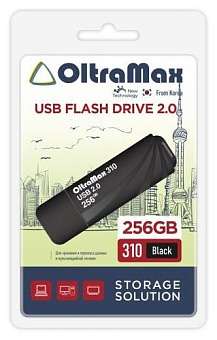 OLTRAMAX 256GB 310 Black 2.0 [OM-256GB-310-Black] USB флэш-накопитель