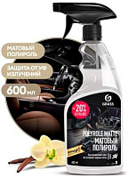 GRASS 110395 Полироль-очиститель пластика "Polyrole Matte" матовый блеск с ароматом ванили 600мл