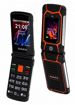 MAXVI E10 Orange Телефон мобильный