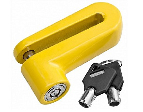 STELS Замок 83211 на дисковый тормоз противоугонный жёлтый 540025 LU049509 Замок