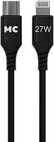MORE CHOICE (4620202554130) K69ia USB 3.0A PD 27W для Lightning ng 8-pin Type-C - 1м , черный Кабель