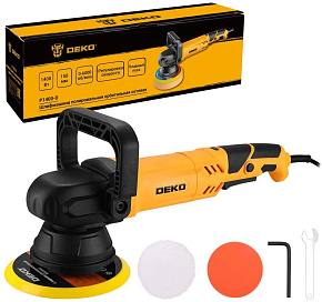 DEKO P1700-D PRO, 150мм, 1700 Вт 083-1048 Шлифмашина полировальная орбитальная DEKO P1700-D PRO, 150мм, 1700 Вт 083-1048