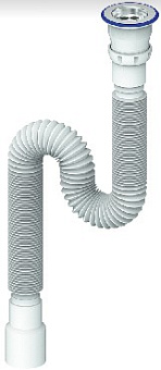 UNICORN D230 - сифон гофрированный Сантехническая арматура