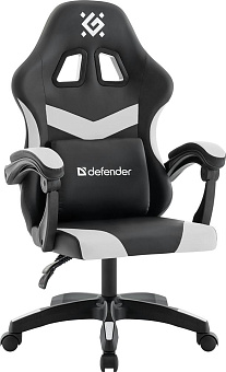 DEFENDER (64810) Runa Черн/белый,класс 2,PU Кресло